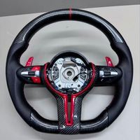 Volant en fibre de carbone personnalisé adapté aux modèles BMW F30 F31 F34 F35 F80 F82 M3 F10 X15 M5 E90 Sport M Série 3 Série 5