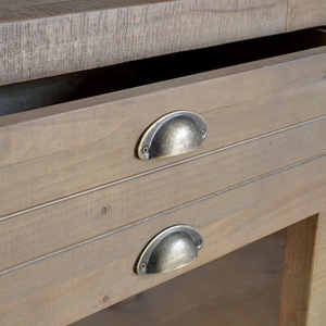<span class=keywords><strong>Table</strong></span> console en <span class=keywords><strong>bois</strong></span> rustique de style vintage du milieu du siècle, HL276, en <span class=keywords><strong>bois</strong></span> massif récupéré, vieilli, antique, <span class=keywords><strong>pour</strong></span> le salon, style ferme - Product Image 5