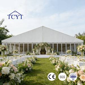 Su Geçirmez ve Ateşe Dayanıklı PVC Düğün Çadırı Modüler Montaj Büyük Çadır Açık Hava Parti Düğün Etkinlik Çadırı - Product Image 1