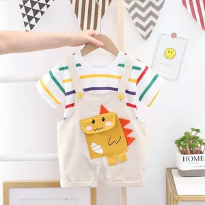 Último Diseño de Moda 2022, Conjuntos de Ropa para Niños al por Mayor, Precios Ultrabajo, Traje de Dibujos Animados con Arcoíris, Lindos Overoles - Product Image 2