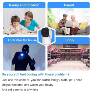 TUYA 双镜头 WiFi 摄像头，2K 高清，双存储 - 夜视、运动检测、双向音频，确保家庭安全监控 - Product Image 5