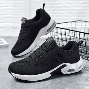 Nouvelles chaussures décontractées pour femmes, respirantes, tissées, légères, à lacets, avec coussin d'air - Product Image 3