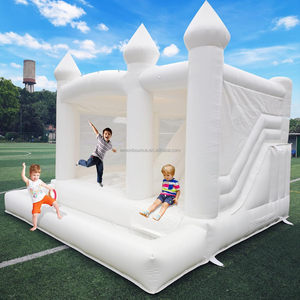 13FTx13FT 100% PVC blanc gonflable maison de rebond mariage, <span class=keywords><strong>anniversaire</strong></span> rebond maison château <span class=keywords><strong>trampoline</strong></span> pour fête entreprise <span class=keywords><strong>location</strong></span> - Product Image 2