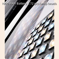 Nuevo soporte de grabación de video con trípode elevado giratorio de 360 grados y luz de relleno reversible de aleación de aluminio para teléfono.