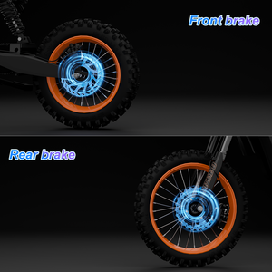 Bicicleta Todoterreno Eléctrica con Batería de 48V 30Ah, Neumático de 14 Pulgadas, Amortiguación Hidráulica, Carga de 150 kg, Disponible en EE. UU. - Product Image 6