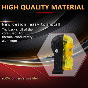 Faro Auxiliar de Motocicleta de Alta Luminosidad de 40w, Resistente al Agua, con Doble Color para Automóvil - Product Image 4