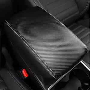 Cubierta de reposabrazos de caja de consola especial de cuero Real de buena calidad para coche para Mitsubishi Outlander