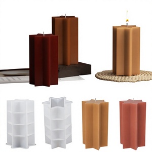 Molde <span class=keywords><strong>de</strong></span> silicona para velas <span class=keywords><strong>de</strong></span> yeso <span class=keywords><strong>de</strong></span> aromaterapia DIY, columna <span class=keywords><strong>de</strong></span> resina epoxi con forma <span class=keywords><strong>de</strong></span> <span class=keywords><strong>estrella</strong></span> <span class=keywords><strong>de</strong></span> seis puntas, adorno decorativo <span class=keywords><strong>de</strong></span> flores secas - Product Image 2