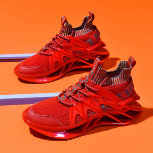 Nouvelles baskets décontractées noires unies de haute qualité pour hommes, à lacets, style sport, collection 2026 - Product Image 5