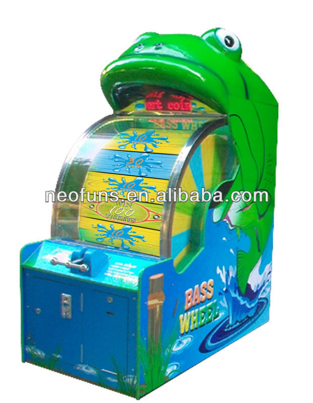 Le plus chaud de rachat de billet enfants monnayeur machine de jeu d'arcade Original Grand roulette pour basse