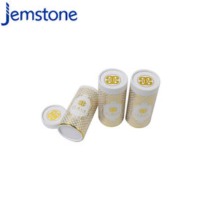 Emballage en tube de papier de luxe, cylindre en carton kraft, emballage de capsules de thé en vrac de qualité alimentaire, recyclable, design personnalisé - Product Image 2