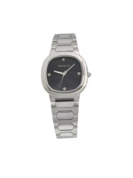 Montre pour femmes en acier inoxydable de luxe, or et argent, logo personnalisé OEM ODM