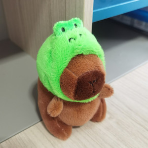 En STOCK nuevo caliente suave lindo Kawaii peluches Animal hámster Capybara llavero <span class=keywords><strong>Capibara</strong></span> Capybara peluche llavero - Product Image 3
