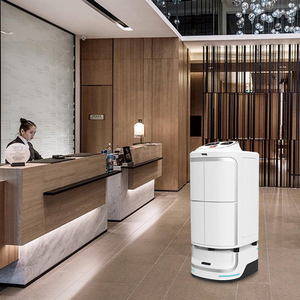 <span class=keywords><strong>Robot</strong></span> de livraison hôtelier autonome Janz Speedybot avec capacité de charge de 20 kg, guidage vocal interactif et accueil intelligent - Product Image 2