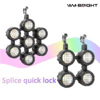 Lumière LED RGBAWW 350W IP65 Plus de 9000lm Haute Luminosité pour Concerts et Événements en Plein Air