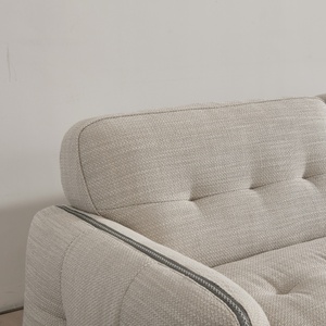 Juego de Sofás de Alta Gama para Hotel, Sofá Individual Convertible de Lujo con Funda para Sala de Estar, Muebles de Tela de Nuevo Tipo - Product Image 2