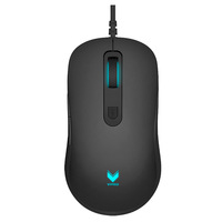 Souris de jeu filaire Rapoo V20S, 6200 DPI, 7 niveaux réglables, 8 boutons programmables, rétroéclairage RVB, pour bureau, PC, ordinateur portable, Esports