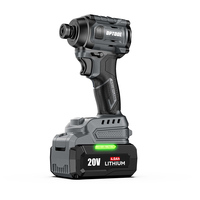 Tournevis sans balais sans fil 18V/20V/21V Clé électrique industrielle et de bricolage de qualité 1/4 avec batterie Li-ion