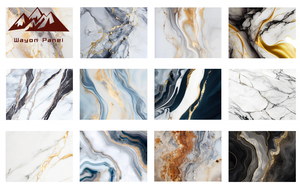 Wayon panel dinding marmer PVC ramah lingkungan dan mudah dipasang untuk hiasan dinding. - Product Image 2