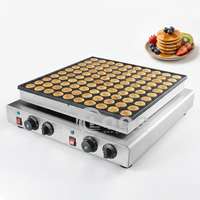 Peralatan Dapur Profesional Pemanggang Poffertjes Listrik Pembuat Pancake Anti Lengket Terbaik FY-2243 Mesin Pancake Mini Komersial