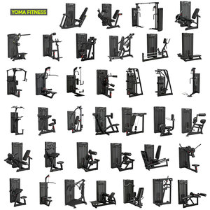 광저우 완전 선택 및 핀 부하 강도 훈련 기계 도매 새로운 체육관 계획 클럽 프로젝트 피트니스 장비 - Product Image 6