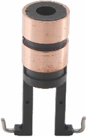 Support de balais de charbon pour anneau collecteur (dimensions : 15*6.2/45*7.5*24 X 2 anneaux), pour assemblages de collecteurs à anneaux.