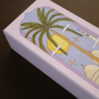 Cajas de Galletas Personalizadas para San Valentín y Ramadán, Caja Magnética de Papel de Lujo para Postres, Pasteles, Chocolates, Dulces y Galletas con Separadores