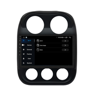 Wifi sistema Multimedia del coche BT reproductor de vídeo para Jeep Compass 2010-2016 2 Din Android 10,0 Car Radio