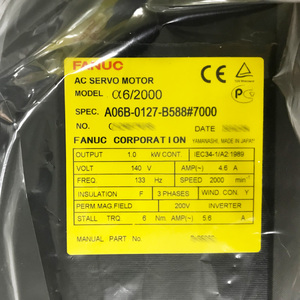 A06B-0082-B103 FANUC มอเตอร์ต้นฉบับใหม่สำหรับเครื่องซีเอ็นซี A06B0082B103 - Product Image 2