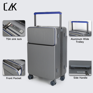 <span class=keywords><strong>Trolley</strong></span> Bagaglio a Mano Unisex in PC con Ampio Spazio Interno, Cinghia Centrale Larga, Tasca e USB - Product Image 2