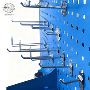 Estante de garaje montado en la pared de 45x90 cm, Panel de equipo de taller artístico al aire libre <span class=keywords><strong>para</strong></span> decoración de Patio, organizador de herramientas, tablero colgante - Product Image 2