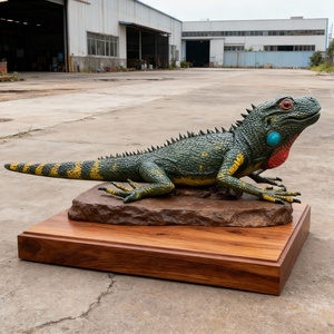 Sculpture de lézard réaliste personnalisée, peau en silicone haute simulation, animatronique, centre commercial intérieur, parc à thème, musée, usine - Product Image 2