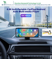 ISO Source Factory ondash Écran tactile de 6.86 pouces Support Carplay et lecteur Mp5 de voiture automatique Android