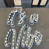 Lettres lumineuses LED personnalisées de 2, 3 et 4 pieds pour mariage, lettres empilables