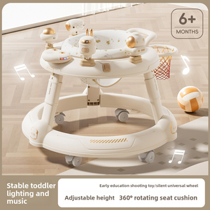 Andador Plegable y Ajustable para Bebés, Antivuelco, con Música, Juguete Multifuncional 4 en 1 para Sentarse y Empujar, para Niños y Niñas de 0 a 18 Meses - Product Image 5