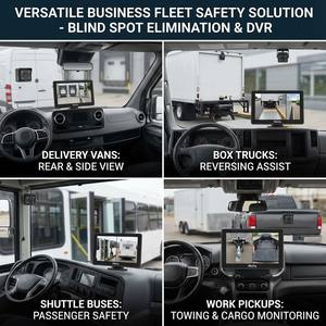 Hệ thống <span class=keywords><strong>camera</strong></span> lùi xe nâng 10.1 inch độ sáng cao, bộ màn hình DVR 2 kênh, ghi hình kép 1080P, chống nước, an toàn ngoài trời - Product Image 4