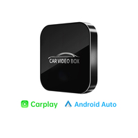 Boîtier Android 12 fermé CP2D avec CarPlay 2 Go 16 Go WiFi coque métallique sans fil caractéristiques GPS stéréo