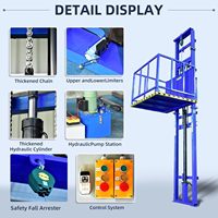 Industrieller Lastenaufzug mit Warenlift für Lagerhaus-Güterhandling Vertikaler Materialtransport