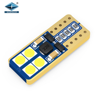 LED 12V 24V Focos T10 SMD 08 Amarillo W5w Canbus Interieur LED-Lampen Auto beleuchtungs zubehör für Fahrzeuge für 12-V-Autos