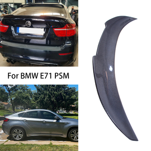 For E71 PSM Style Carbon Fiber <b>Rear</b> <b>Spoiler</b> Trunk Wing 2007-2014 - Product Image 2