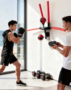 Bolsa <span class=keywords><strong>de</strong></span> <span class=keywords><strong>Boxeo</strong></span> <span class=keywords><strong>de</strong></span> Velocidad Wellshow con Barra <span class=keywords><strong>de</strong></span> Reacción, 4 Barras Giratorias <span class=keywords><strong>de</strong></span> <span class=keywords><strong>Boxeo</strong></span>, 2 Bolsas <span class=keywords><strong>de</strong></span> Reflejos, Entrenador <span class=keywords><strong>de</strong></span> Velocidad <span class=keywords><strong>de</strong></span> <span class=keywords><strong>Boxeo</strong></span> Montado en la Pared - Product Image 3