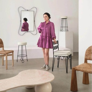 Sillas de Comedor de Hierro Estilo Francés, Diseño <span class=keywords><strong>Retro</strong></span> Creativo, <span class=keywords><strong>Muebles</strong></span> de Estilo Antiguo para el Hogar y el Ocio - Product Image 3