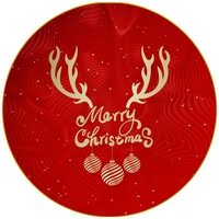 Nordic piatto di natale decorazioni di natale in ceramica set di stoviglie piatto di natale set