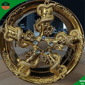 Venta Especial: Rines Personalizados de Aleación Dorada para Autos de Pasajeros, en Forma de Dragón Dorado, de 15, 16, 17, 18, 19, 20, 21 y 22 Pulgadas - Product Image 3