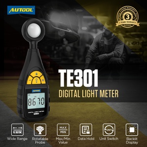 AUTOOL Foot-Candle Footcandle Te301 Medición de potencia Iluminómetro digital Fuente de luz Medidor de Lux Calibrador - Product Image 3