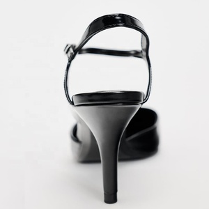 Sandales à talons fins pour femmes, à bout pointu, avec bride de cheville, couleur brillante, sexy, pour l'été, personnalisables, pour le bureau, escarpins pour femmes - Product Image 6