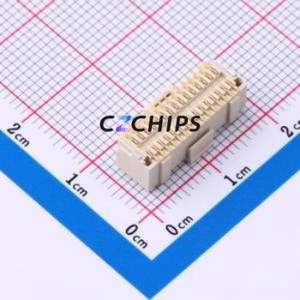 HDGC1008WV-S-2X15P Wire-to-Board Pin Header SMD,P=1mm Connector 2x15P 1mm Vertical Mount 30P - Product Image 2