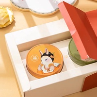 Emballage alimentaire en papier personnalisé de luxe pour pain Biscuit gâteau de lune logo en relief sur carton ondulé rigide boîtes cadeaux Mooncake