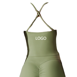 Roregal 2025 - Top Deportivo Personalizado con Espalda Cruzada, Transpirable, de Spandex/Nylon, Ajuste Ceñido, para Yoga y Ejercicio, con Relleno en el Pecho - Product Image 2