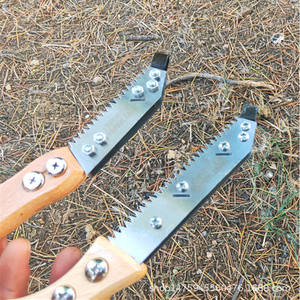 เลื่อยวงเดือนเฟยม่าอุย ใบมีดคู่ เหล็กกล้าคาร์บอนสูง สำหรับตัดเปลือกพุทราและต้นไม้ผลไม้ - Product Image 3